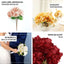 2 Bushes 17" Dusty Rose Artificial Silk Peony Flower Bouquets, Real Touch Peonies Spray