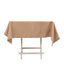 Premium Polyester 54"x54" Square Tablecloth Nude - 220GSM Stain and Wrinkle-Resistant Table Cover