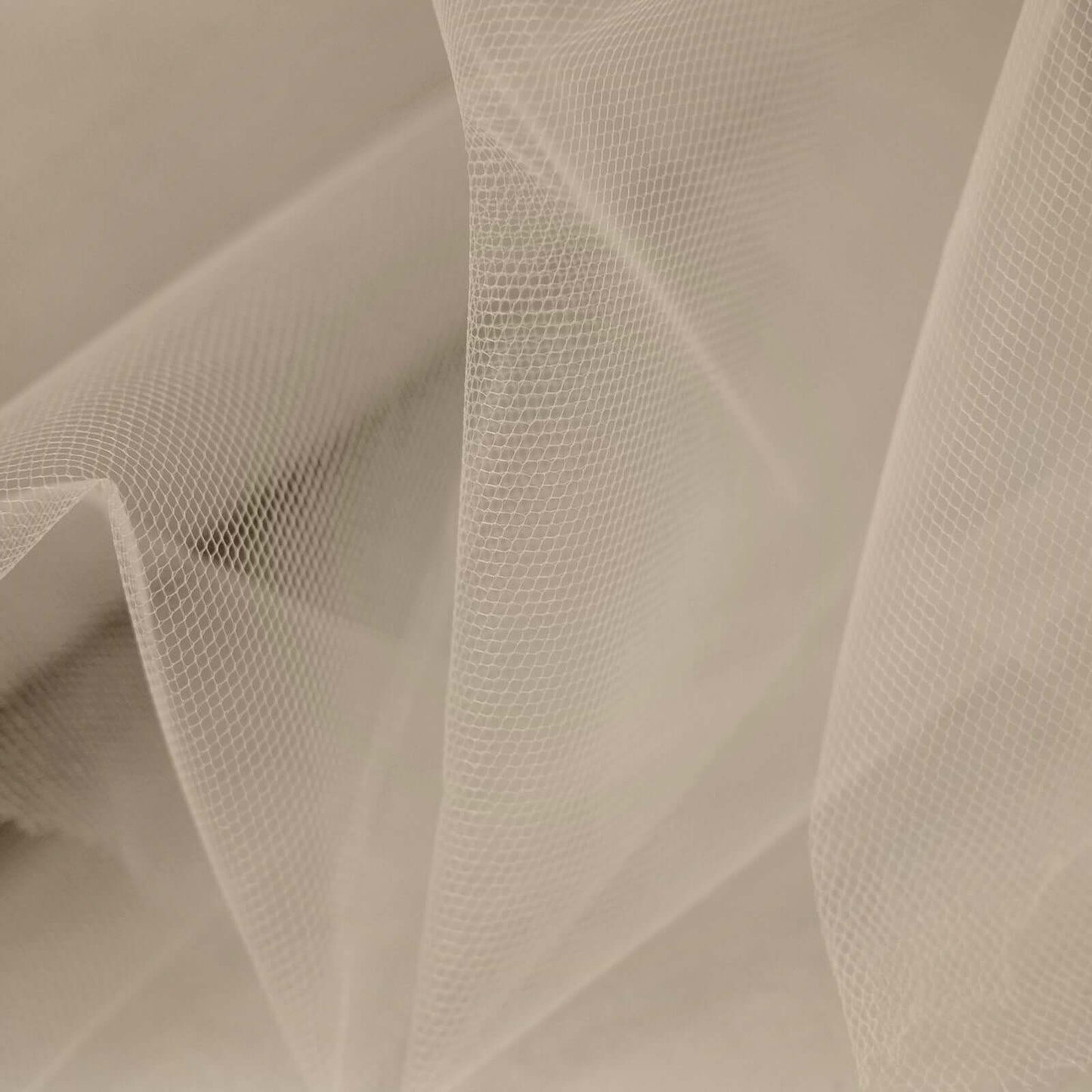 18"x100 Yards Taupe Tulle Fabric Bolt, Sheer Fabric Spool Roll For Crafts