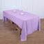 Polyester 60"x126" Rectangle Tablecloth Lavender Lilac - Wrinkle-Resistant Table Cover