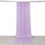 Lavender Lilac 4-Way Stretch Spandex Event Curtain Drapes, Wrinkle Free Backdrop Event Panel with Rod Pockets - 5ftx14ft