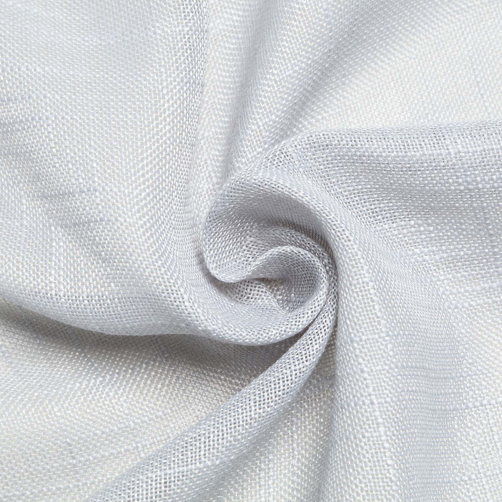 Linen 72"x72" Table Overlay Square Tablecloth Silver - Slubby Textured Wrinkle - Resistant Design for Stylish Occasions - Linen Luxes