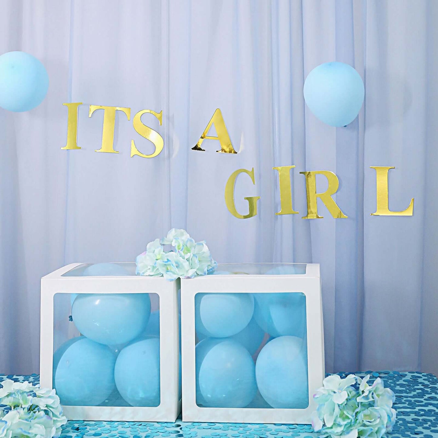 4-Pack Stickers Banner Custom Alphabet "P" Design Gold - Text Stick-On Decorative Letters 5"