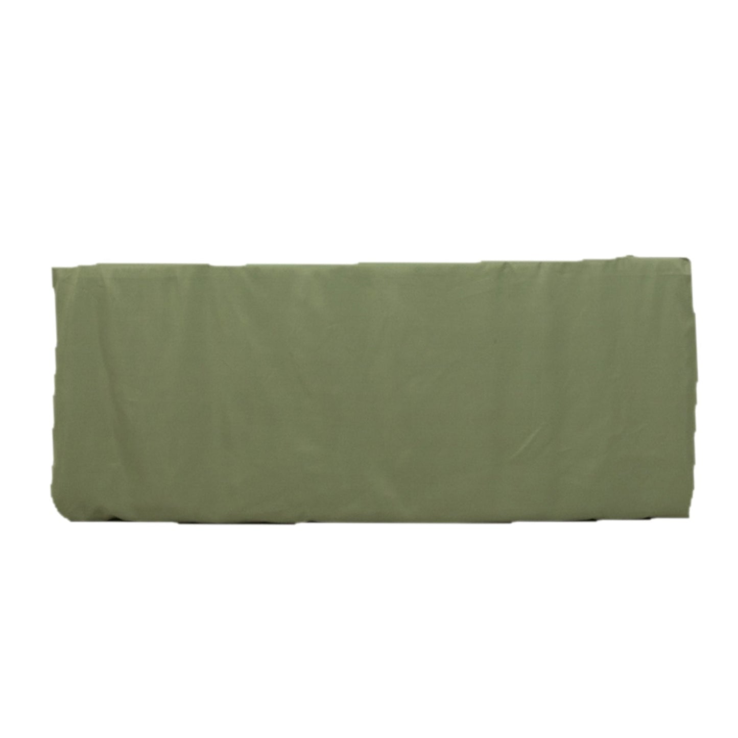 Fitted Polyester 72"x30" Rectangle Tablecloth Dusty Sage Green - Durable Table Cover