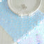 Big Payette Sequin 13"x108" Table Runner Iridescent Blue - Dazzling Design