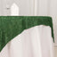 Polyester 72"x72" Table Overlay Square Tablecloth Green - Fringe Shag Table Topper