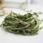 32FT Natural Jute Twine With Green Leaves, Burlap Leaf Ribbon For DIY Craft Party Wedding Home Decor