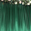 8ftx10ft Hunter Emerald Green Satin Event Curtain Drapes, Backdrop Event Panel