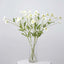 2 Stems 33" Ivory Artificial Silk Poppy Flower Bouquet Bushes