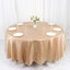 Satin 108" Round Tablecloth Nude - Smooth and Lustrous Table Cover