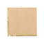 50-Pack Paper Beverage Napkins with Gold Foil Edge Natural - Disposable 2 Ply Cocktail Napkins for Events 6.5"x6.5"