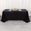 Sequin Dots Polyester 90"x132" Rectangle Tablecloth Shimmering Black - Seamless, Glittering & Wrinkle Free Table Cover