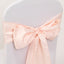 5 Pack Lamour Satin 6"x106" Chair Sashes Blush - Stylish Reusable Decorative Bows
