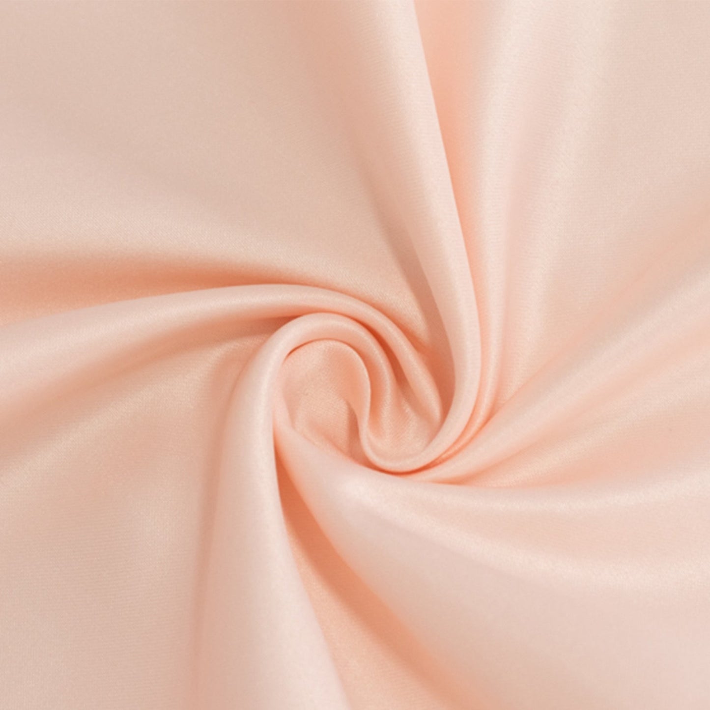 Lamour Satin 54"x54" Table Overlay Square Tablecloth Blush - Durable & Silk-Like Table Cover