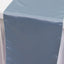 Lamour Satin 12"x108" Table Runner Dusty Blue - Smooth & Lustrous Finish