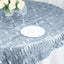 Taffeta 72"x72" Table Overlay Square Tablecloth Dusty Blue - 3D Leaf Petal Table Cover