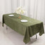 Premium Polyester 120" Round Tablecloth Dusty Sage Green - Seamless 220GSM Wrinkle-Resistant Table Cover