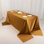 Scuba Rectangular 90"x156" Tablecloth Shimmering Gold - Wrinkle Free & Stain Resistant Seamless Table Cover for Weddings and Parties