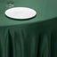 Lamour Satin 120" Round Tablecloth Hunter Emerald Green - Seamless Table Cover with Soft Tempered Sheen