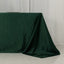 Lamour Satin 90"x156" Rectangle Tablecloth Hunter Emerald Green - Luxurious, Soft Seamless Table Cover