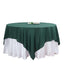 Polyester 70"x70" Table Overlay Square Tablecloth Hunter Emerald Green - Wrinkle-Resistant & Durable Table Cover