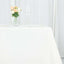 Premium Polyester Square Tablecloth 70"x70" Ivory 220GSM Wrinkle-Resistant Table Cover