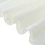 Taffeta 72"x72" Table Overlay Square Tablecloth Ivory - Accordion Crinkle Table Cover