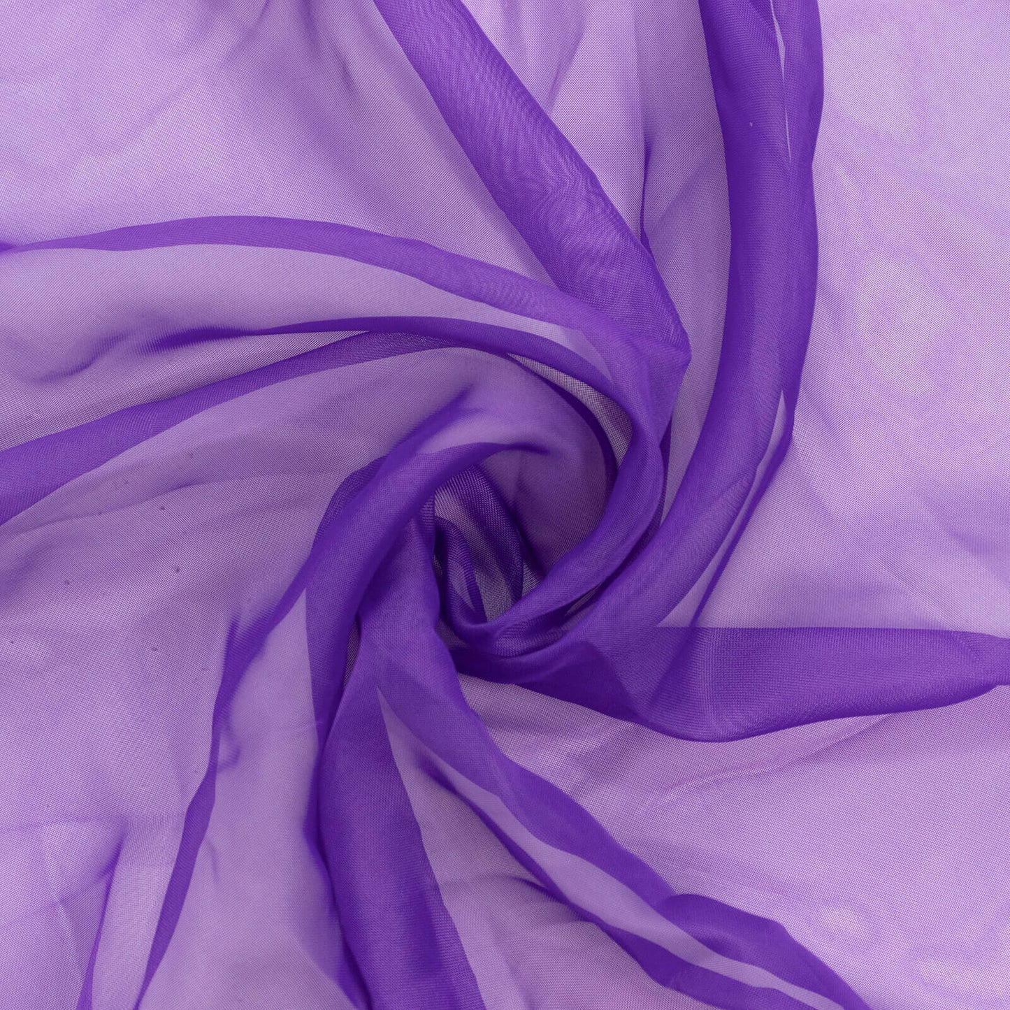 5ftx32ft Purple Chiffon Curtain Panel, Durable Flame Resistant Backdrop Ceiling Drapery With Rod Pocket
