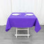 Premium Polyester 54"x54" Square Tablecloth Purple - 220GSM Stain and Wrinkle-Resistant Table Cover
