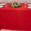 Lamour Satin 90"x132" Rectangle Tablecloth Red - Soft & Silk-Like Seamless Table Cover