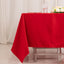 Cotton Blend 70"x70" Square Tablecloth Red - Wrinkle-Resistant Fabric Table Cover