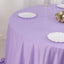 Scuba Round 132" Tablecloth Lavender Lilac - Wrinkle Free & Stain Resistant Seamless Table Cover