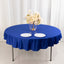 Scuba Round 70" Tablecloth Royal Blue - Wrinkle Free & Stain Resistant Table Cover