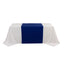 Scuba Polyester 36"x72" Wide Table Runner Royal Blue - Wrinkle-Free Trade Show Table Linen