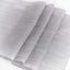 Taffeta 12"x108" Table Runner Silver - Accordion Crinkle Design