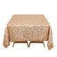 Sequin 72"x72" Table Overlay Square Tablecloth Matte Champagne - Big Payette Table Cover