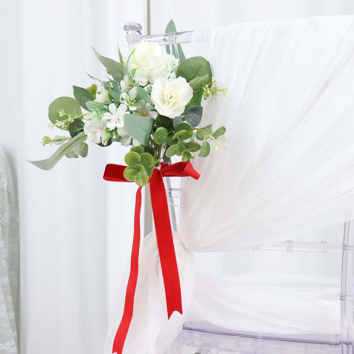 10 Yards Red 1" Velvet Single Faced Ribbon Spool, DIY Craft Supplies, Velvet and Nylon Ribbon Roll