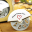 Make Room For Love Stainless Steel Pizza Cutter Party Favor - Linen Luxes