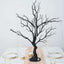 Manzanita Tree Centerpiece Black with 8 Acrylic Bead Chains for Weddings Parties & Event Displays 34"