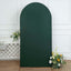 7ft Matte Hunter Emerald Green Spandex Fitted Chiara Backdrop Stand Cover For Round Top Wedding Arch