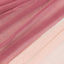 14ft Sheer Pleated Ruffle Skirting Chiffon Table Skirt - Mauve and Blush, Shimmer Sheer, Wrinkle-Free Fabric