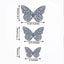 12-Pack 3D Butterfly Wall Decals, DIY Removable Mural Stickers Navy Blue Cake Decorations Eye-Catching Design