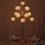 Metal Crystal Beaded Candelabra Gold 13 Arm Design - Table Centerpiece for Events 40" - Linen Luxes