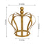 Metal Royal Crown Cake Topper Gold - Sophisticated Wedding Cake Centerpiece Decor for Themed Events 9" - Linen Luxes