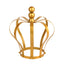 Metal Royal Crown Cake Topper Gold - Sophisticated Wedding Cake Centerpiece Decor for Themed Events 9" - Linen Luxes