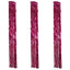 Metallic Fuchsia Foil Fringe Hanging Curtain Column - Linen Luxes