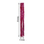 Metallic Fuchsia Foil Fringe Hanging Curtain Column - Linen Luxes