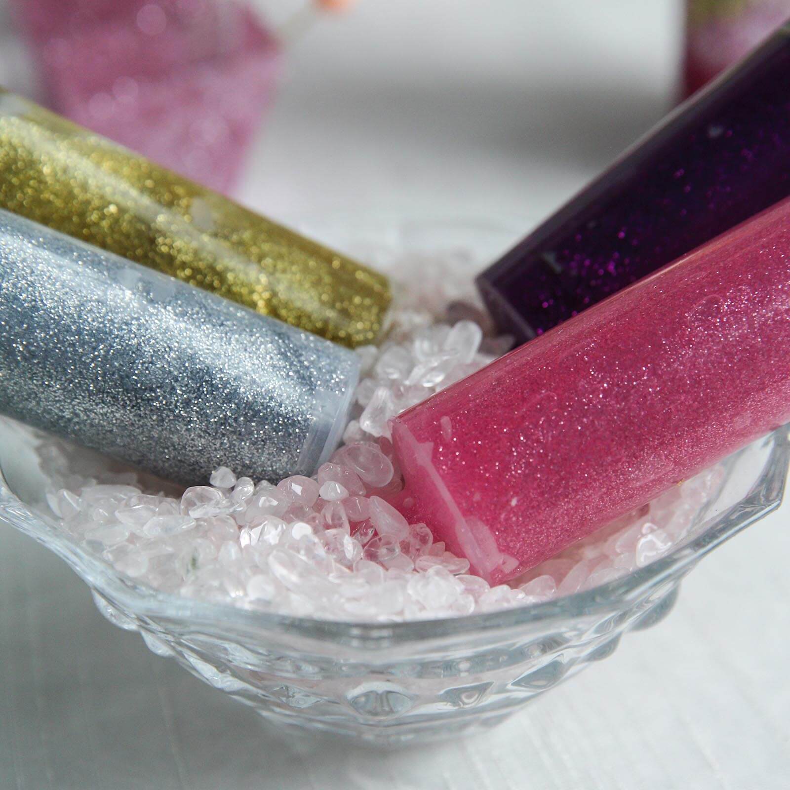 Metallic Glitter Glue Purple - Washable Nontoxic Art Glue for Fun DIY Projects Scrapbooking & Party Decor 4 oz Bottle - Linen Luxes