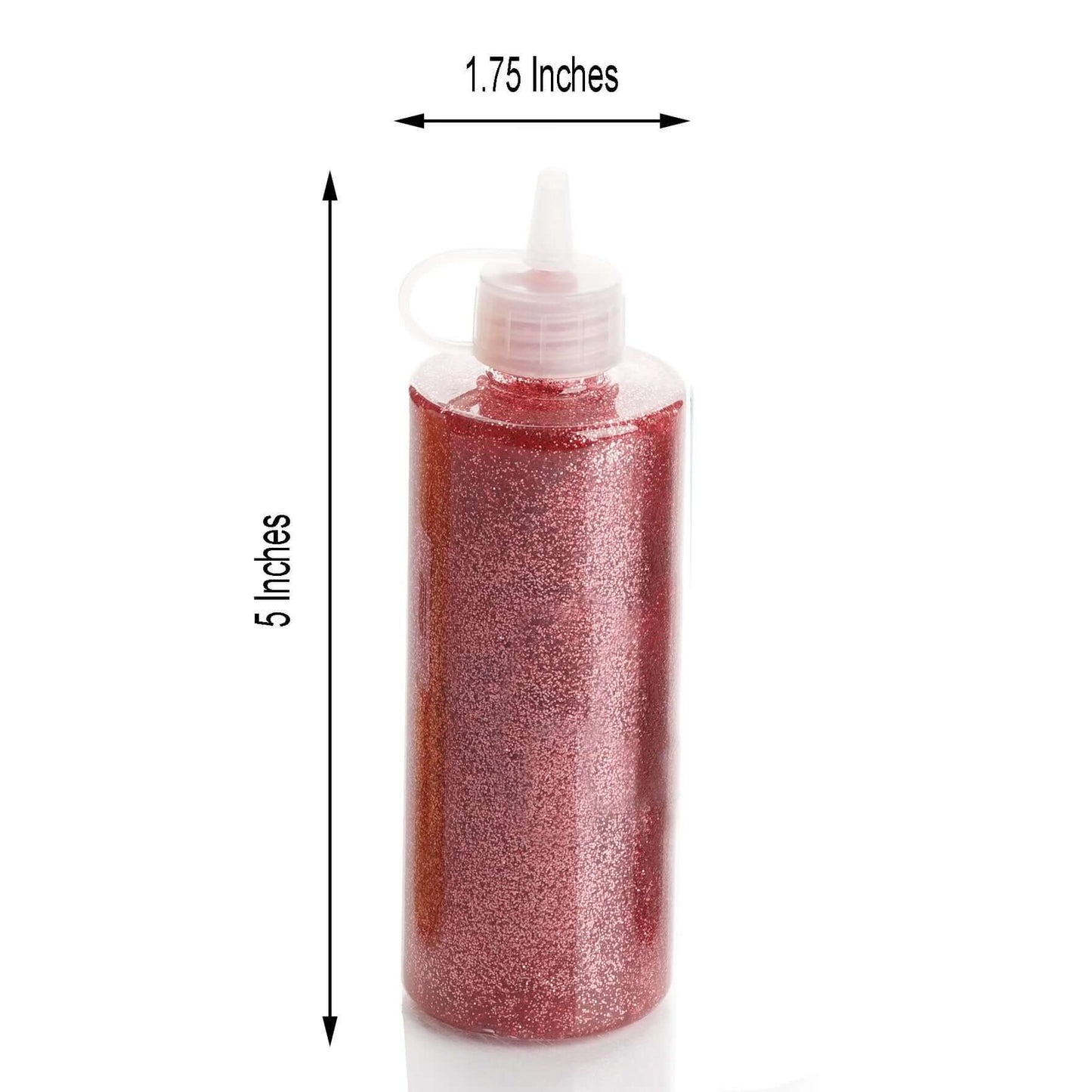 Metallic Glitter Glue Rose Gold - Washable Nontoxic Art Glue for Fun DIY Projects Scrapbooking & Party Decor 4 oz Bottle - Linen Luxes