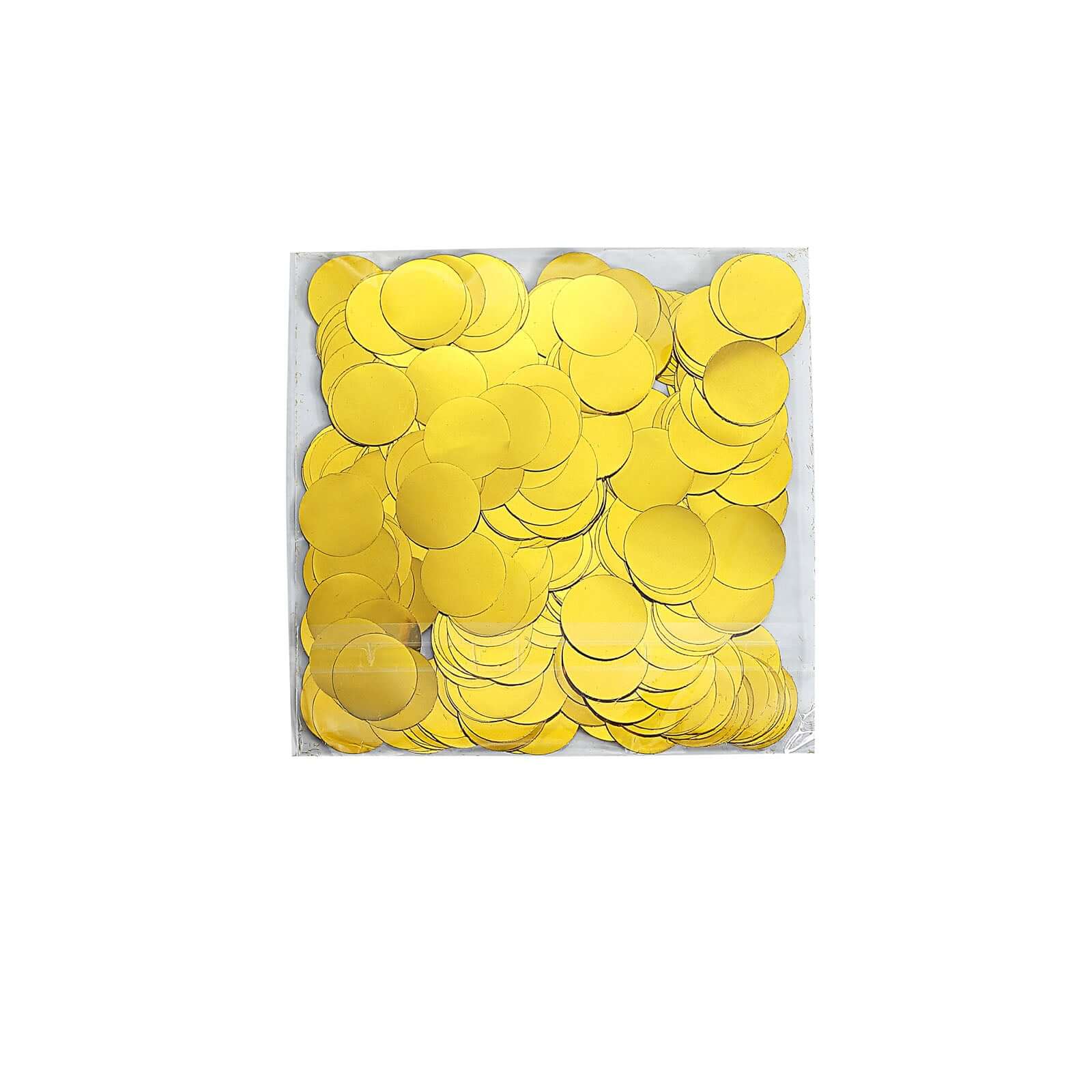 Metallic Round Party Confetti 18G Bag Gold Foil, Balloon Table Confetti Glitter Dots for Festive Weddings Baby Bridal Showers & Events - Linen Luxes